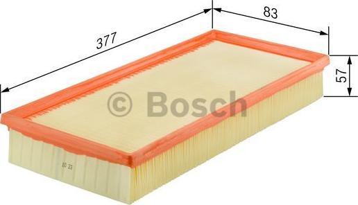 BOSCH 1 457 433 163 - Luftfilter xdelar.se