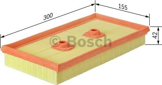 BOSCH 1 457 433 315 - Luftfilter xdelar.se