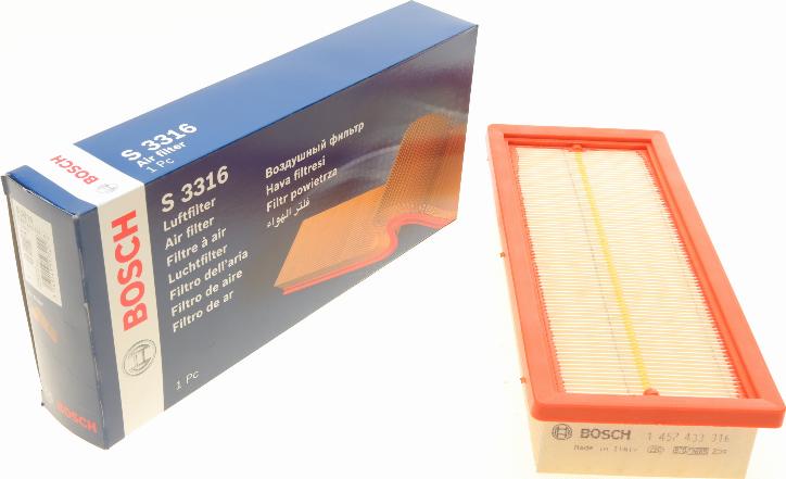 BOSCH 1 457 433 316 - Luftfilter xdelar.se