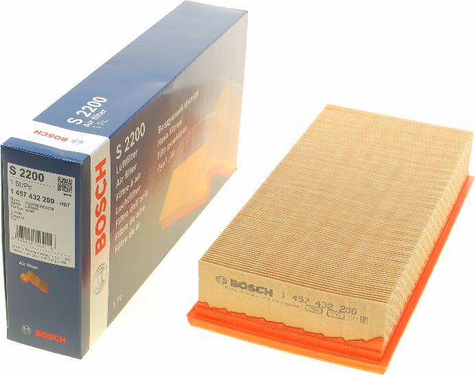 BOSCH 1 457 432 200 - Luftfilter xdelar.se