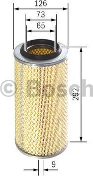 BOSCH 1 457 429 932 - Luftfilter xdelar.se