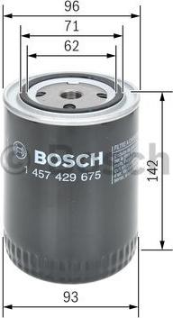 BOSCH 1 457 429 675 - Bränslefilter xdelar.se