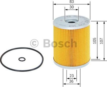 BOSCH 1 457 429 103 - Oljefilter xdelar.se