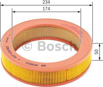 BOSCH 1 457 429 801 - Luftfilter xdelar.se