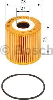 BOSCH 1 457 429 284 - Oljefilter xdelar.se