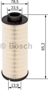 BOSCH 1 457 070 000 - Bränslefilter xdelar.se