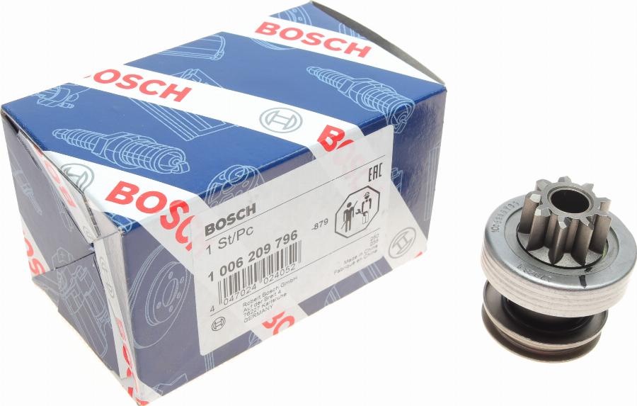 BOSCH 1 006 209 796 - Drev, startmotor xdelar.se