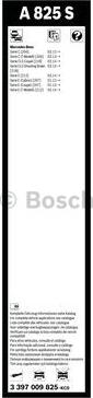 BOSCH 3 397 009 825 - Torkarblad xdelar.se