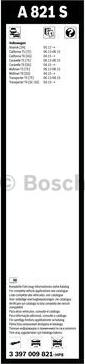 BOSCH 3 397 009 821 - Torkarblad xdelar.se