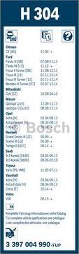 BOSCH 3 397 004 990 - Torkarblad xdelar.se