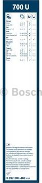 BOSCH 3 397 004 489 - Torkarblad xdelar.se