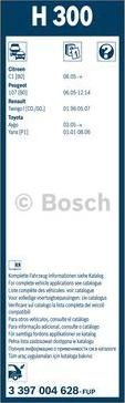 BOSCH 3 397 004 628 - Torkarblad xdelar.se