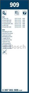 BOSCH 3 397 001 909 - Torkarblad xdelar.se