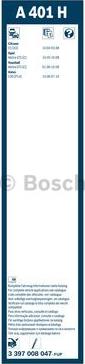 BOSCH 3 397 008 047 - Torkarblad xdelar.se