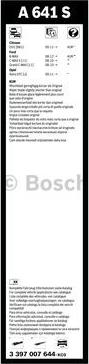 BOSCH 3 397 007 644 - Torkarblad xdelar.se