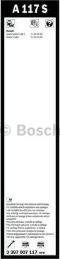 BOSCH 3 397 007 117 - Torkarblad xdelar.se