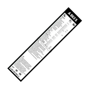 BOSCH 3 397 007 863 - Torkarblad xdelar.se