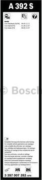 BOSCH 3 397 007 392 - Torkarblad xdelar.se