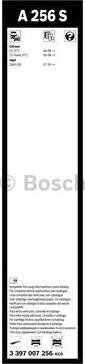 BOSCH 3 397 007 256 - Torkarblad xdelar.se