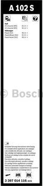 BOSCH 3 397 014 116 - Torkarblad xdelar.se