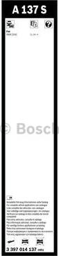 BOSCH 3 397 014 137 - Torkarblad xdelar.se