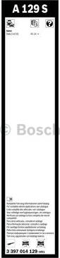 BOSCH 3 397 014 129 - Torkarblad xdelar.se