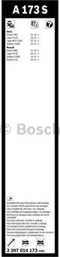 BOSCH 3 397 014 173 - Torkarblad xdelar.se