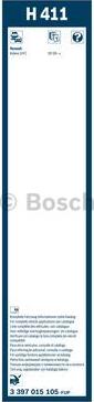 BOSCH 3 397 015 105 - Torkarblad xdelar.se