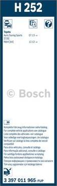 BOSCH 3 397 011 965 - Torkarblad xdelar.se