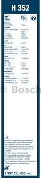 BOSCH 3 397 011 430 - Torkarblad xdelar.se