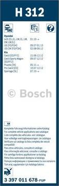 BOSCH 3 397 011 678 - Torkarblad xdelar.se