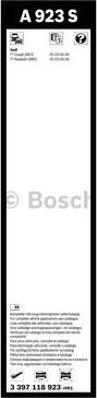 BOSCH 3 397 118 923 - Torkarblad xdelar.se