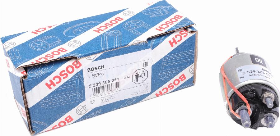 BOSCH 2 339 305 051 - Solenoid, startmotor xdelar.se