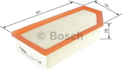 BOSCH F 026 400 520 - Luftfilter xdelar.se