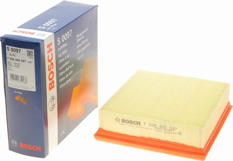 BOSCH F 026 400 097 - Luftfilter xdelar.se