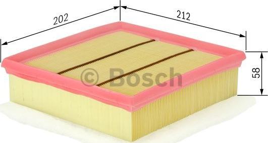 BOSCH F 026 400 049 - Luftfilter xdelar.se