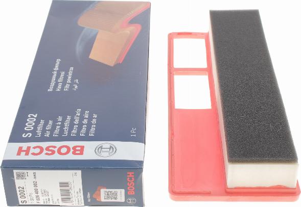 BOSCH F 026 400 002 - Luftfilter xdelar.se