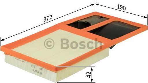 BOSCH F 026 400 035 - Luftfilter xdelar.se