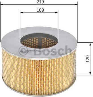 BOSCH F 026 400 193 - Luftfilter xdelar.se