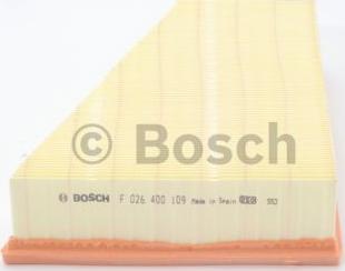 BOSCH F 026 400 109 - Luftfilter xdelar.se