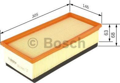 BOSCH F 026 400 121 - Luftfilter xdelar.se