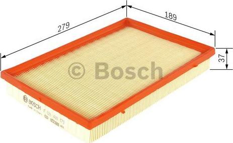 BOSCH F 026 400 173 - Luftfilter xdelar.se