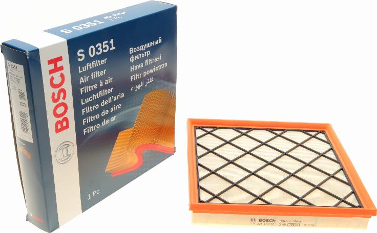 BOSCH F 026 400 351 - Luftfilter xdelar.se