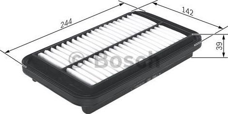 BOSCH F 026 400 231 - Luftfilter xdelar.se