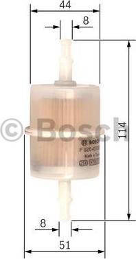 BOSCH F 026 403 005 - Bränslefilter xdelar.se