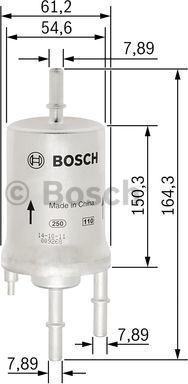 BOSCH F 026 403 006 - Bränslefilter xdelar.se