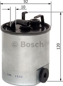 BOSCH F 026 402 044 - Bränslefilter xdelar.se