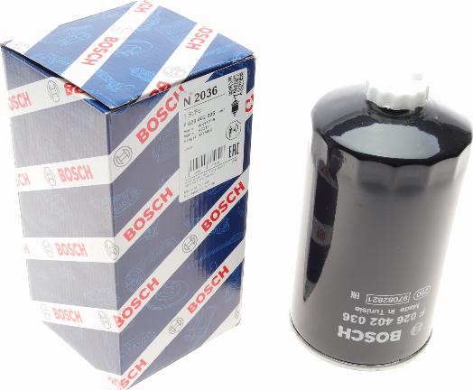 BOSCH F 026 402 036 - Bränslefilter xdelar.se