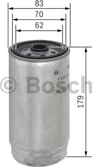 BOSCH F 026 402 071 - Bränslefilter xdelar.se