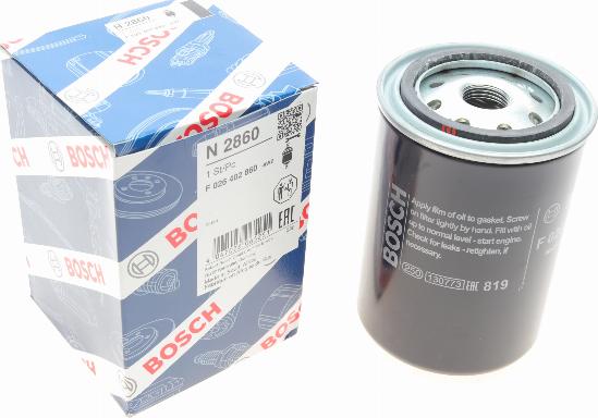 BOSCH F 026 402 860 - Bränslefilter xdelar.se